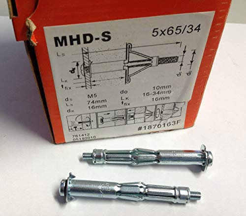 MUNGO 1870163 MHD-S M 5 x63 /32 Hohlraumdübel, 5x63 mm, 100 Stück