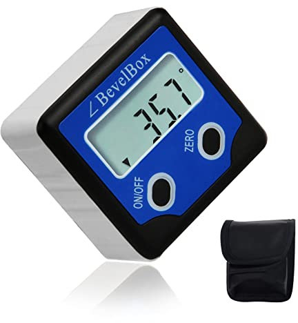 Inclinometro Digitale, Digitale Goniometro Magnetico, Angle Finder Digitale, Livella Digitale, Bevel Box Livello Misuratore Angolo Magnetico, per Falegnameria Edilizia Auto