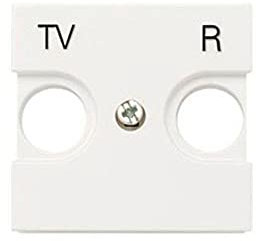 Niessen N2250.8 BL - Tapa para tomas TV - R, color blanco
