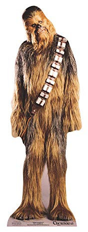 SC903 Chewbacca Mini Star Wars Cardboard Cutout Height 96cm Great for Fans, Parties and Collector