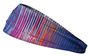 JUNK Brands Black Rock Rave Big Bang Lite Haarband, Blau/Pink, Einheitsgröße