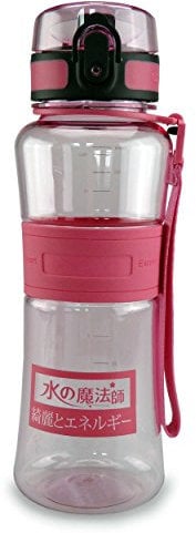 SMARDY Trinkflasche aus Tritan, BPA-freie Wasserflasche 550ml, auslaufsichere Sportflasche pink
