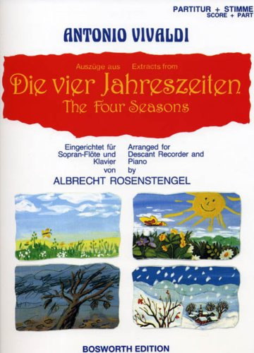 4 Jahreszeiten. Sopranblockflöte, Klavier