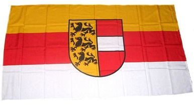 Fahne/Stockflagge Österreich - Kärnten 30 x 45 cm Flagge