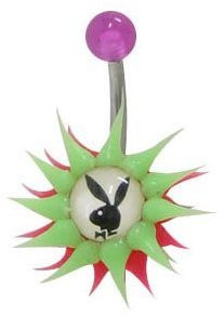 Kush Ball Acryl Playboy Belly Ring