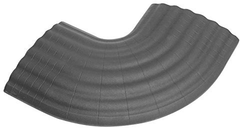Adam Hall DEFENDER 85161GREY Office 90 Grad Biegung für 85160 Kabelkanal 4 Kanäle grau