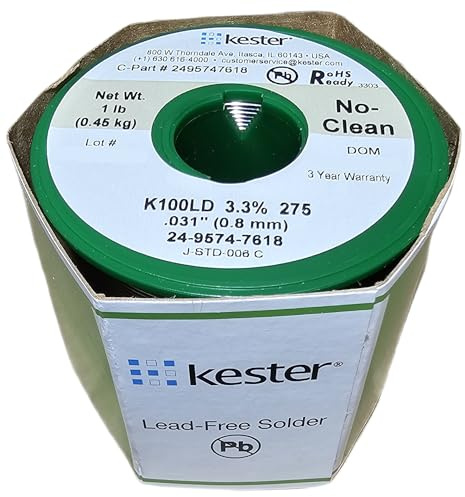 kester443–845 24–9574–7618 K100ld bleifreies keine reinigen Draht Lötzinn. 78,7 cm diameter-low Kosten Legierung