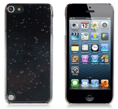Raindrop Pattern Protective Case for iPod Touch 5 (Black)