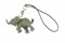 Miniblings Elefant Handyanhänger Handyschmuck Elefanten grau Gummi 2cm Mirco- Handmade Modeschmuck I Anhänger Handyschmuck Schlüsselanhänger