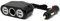 Cliff Top 6,6 Ampere 12-30 V DREI-Wege-Autoladegerät mit Mehreren Steckdosen - (4-Port USB + 1 Zigarettensteckdose) Geeignet für Auto, LKW und Marine - Hergestellt in Taiwan