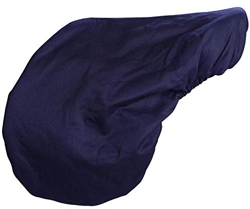 Lettia Fleece Lined Dressage Saddle Cover Navy