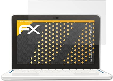 atFoliX Screen Protector compatible with Google Chromebook 11 HP, 11.6 Inch Screen Protection Film, anti-reflective and shock-absorbing FX Protector Film (2X)