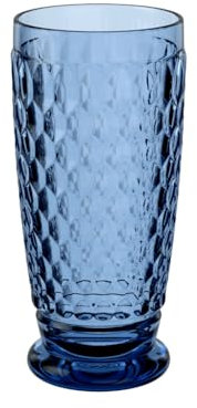Villeroy & Boch Boston Coloured Long Drink Blue, 400 ml, Crystal Glass, 162 mm