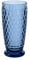 Villeroy und Boch Boston Coloured Longdrinkglas Blue, 400 ml, Kristallglas, Blau