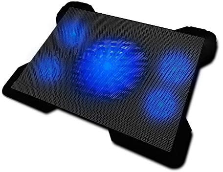 Woxter Notebook Cooling Pad 1560 R - Base refrigeradora con 5 ventiladores, Universal, para Portátiles de 10-17