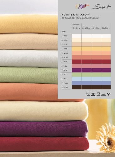 Frottier Spannbetttuch IRISETTE «Orion 50» apricot