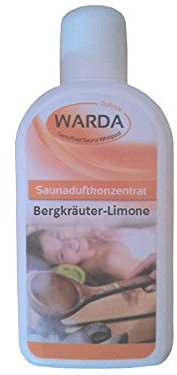 Warda Sauna Aufguss Duft Bergkräuter-Limone 200 ml Flasche