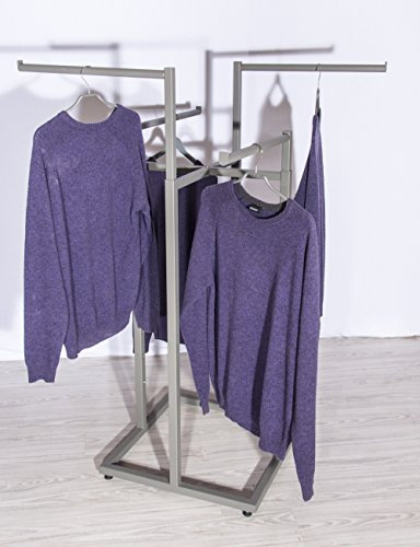 Sommer International GmbH 3er Set Kreuzständer höhenverstellbar Kleiderständer Textilständer Verkaufsständer Herrendiener ProfiStänder 4-Armständer