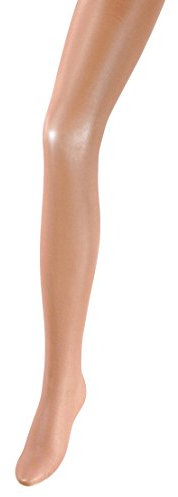 Danskin Shimmery Mädchen Strumpfhose mit Fuß - Braun - Mittlere (6X-7)