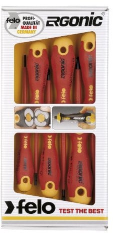 Felo Jgo Dest ERGONIC VDE 3pcs, Multicolore