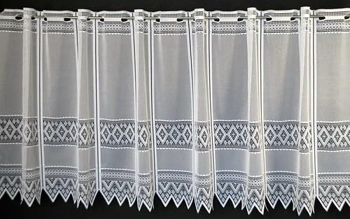 Scheibengardinen 56 - 89 cm hoch 13.5cm Window Curtain 60cm long