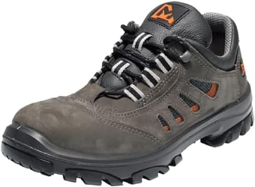 Emma Safety Footwear Unisex Rocky Industrial Shoe, Grey, 3 UK