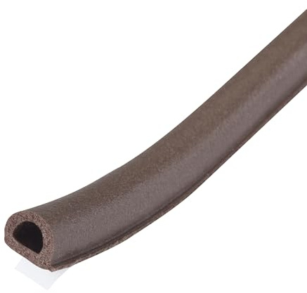 M-D Building Products 63602 1/4 in. x 5/16 in. x 17 ft. Brown Premium Rubber Window Seal for Medium Gaps