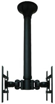 Neomounts Deckenhalterung für 2 LCD-Displays neig- und schwenkbar Schwarz Bildschirmgröße: 25.4-102 cm 10-40