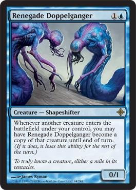 Magic The Gathering - Renegade Doppelganger - Mutaforma Rinnegato - Rise of The Eldrazi