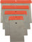 Haromac Japanspachtel-Satz 4-teilig., 50-80-100-120 mm, 38305004
