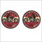 World of Colour Part 2 540 2 Set < 2 x Bobber Links/rechts > Aufkleber/Sticker