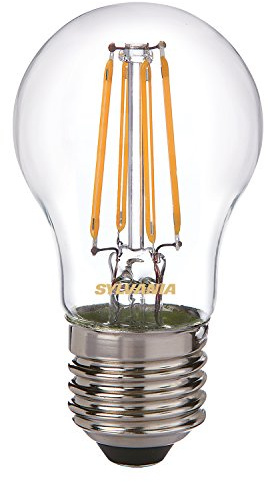 Sylvania 0027128 Toledo Retro Golden LED Lamp, Glass, Home Light, E27, 6 watts