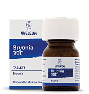 Weleda Bryonia 30C Homeopathic Remedy Tablets, Vegetarian, 125 Pack | Bryonia 30C homeopathic potency, Lactose and sucrose tablets, Suitable for adults and children