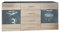 Vladon Sideboard Kommode Bari V1, Made in Germany, Korpus in Schwarz matt/Front in Eiche sägerau (139 x 72 x 35)