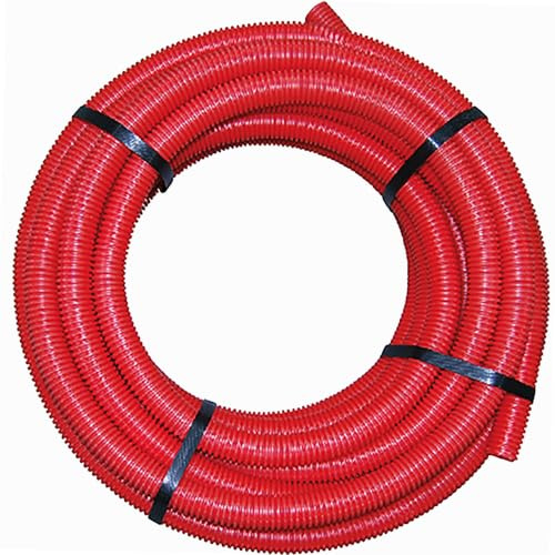 boutt 3153760 tpr1625 Polyethylenschlauch, Netzartig Durchmesser: 16 Länge: 25 m Rot