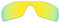 Mryok Verres de rechange pour Oakley Batwolf OO9101-27 mm - Options, Polarisé - Or 24 carats, taille unique