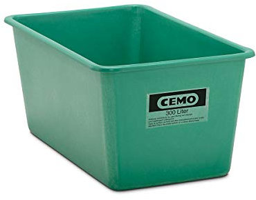 CEMO | Großbehälter aus GfK | Inhalt 300 l | LxBxH 1170 x 690 x 520 mm | grün