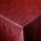 Wachstuch Robuste Leinen Prägung Pro Rot Breite & Länge wählbar - Größe ECKIG 90 x 150 BZW. 150x90 cm cm abwaschbare Tischdecke Gartentischdecke