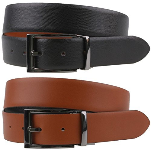 LLOYD Leder Wendegürtel 0813/05 Schwarz/Braun, Länge:105 cm
