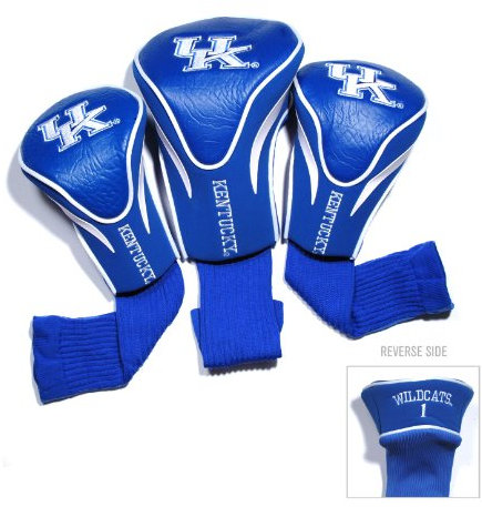 Team Golf NCAA Kentucky Wildcats Contour Golfschlägerhauben (3 Stück) nummeriert 1, 3 und X, passend für übergroße Fahrer, Utility, Rescue & Fairway-Schläger, Velours gefüttert für zusätzlichen