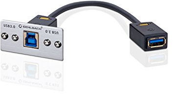 OEHLBACH PROIN MMT USB.3 B/A (USB-3 -Multimedia-Einsatz mit Kabelpeitsche, Unterputz, Aufputz) - 1 Stück