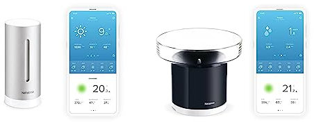Netatmo Módulo Adicional para la Estación Meteorológica Netatmo, NIM01-WW + Pluviómetro Inalámbrico para la Estación Meteorológica Netatmo, NRG01-WW