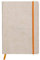 Rhodia 117455C Notizheft Rhodiarama mit weichem Umschlag, dot grid, 80 Blatt, 90 g elfenbeinfarbenes Papier, A5 148 x 210 mm, Lesezeichen, Innentasche,1 Stück,beige