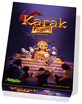 CreativaMente Karak Regent - Italienische Version - Boxspiel für 2-5 Spieler ab 12 Jahren