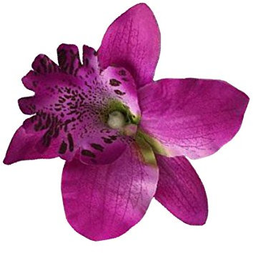 Diawell Orchidee Haarblume Haarclip Haarspange Blume Blüte Ansteckblume Haarschmuck
