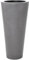 VIVANNO Pflanzkübel Blumenkübel Fiberglas Beton-Design grau Rondo Classico - 100 x 47 cm