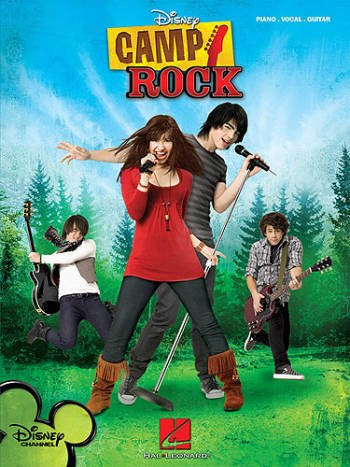Disneys CAMP ROCK - Sonbook Piano/Vocal/Guitar mit Bleistift -- Das Songbuch mit den 12 beliebtesten Songs aus dem Soundtrack arrangiert für Gesang, Klavier und Gitarre (Noten/sheet music)