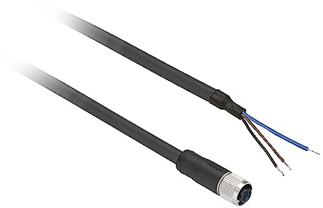 Schneider XZCP0566L5 XZ-Vorverdrahtete Buchsen, gerade, M8, 3-polig, PUR Kabel, 5m
