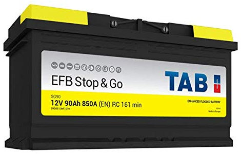 Tab Start Stop Efb Sg90 Batterie Voitures, 12 V 90Ah 850 Amps (En)