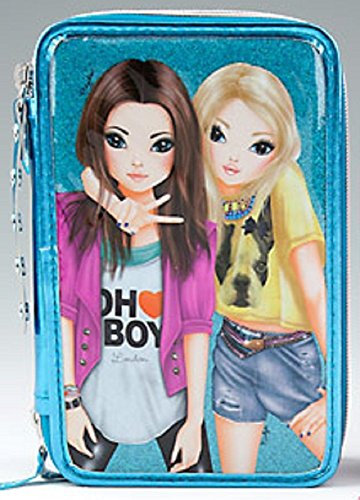 TOPModel 3-fach Federtasche Friends Türkis Grün Nr 7970 D